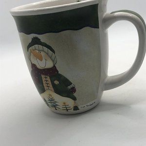 Lisa Kennedy mug snowman cup coffee tes cocoa